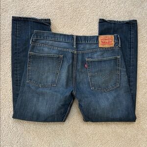 Levi's Men's Dark Blue Straight Jeans Style 513. 36”x30”